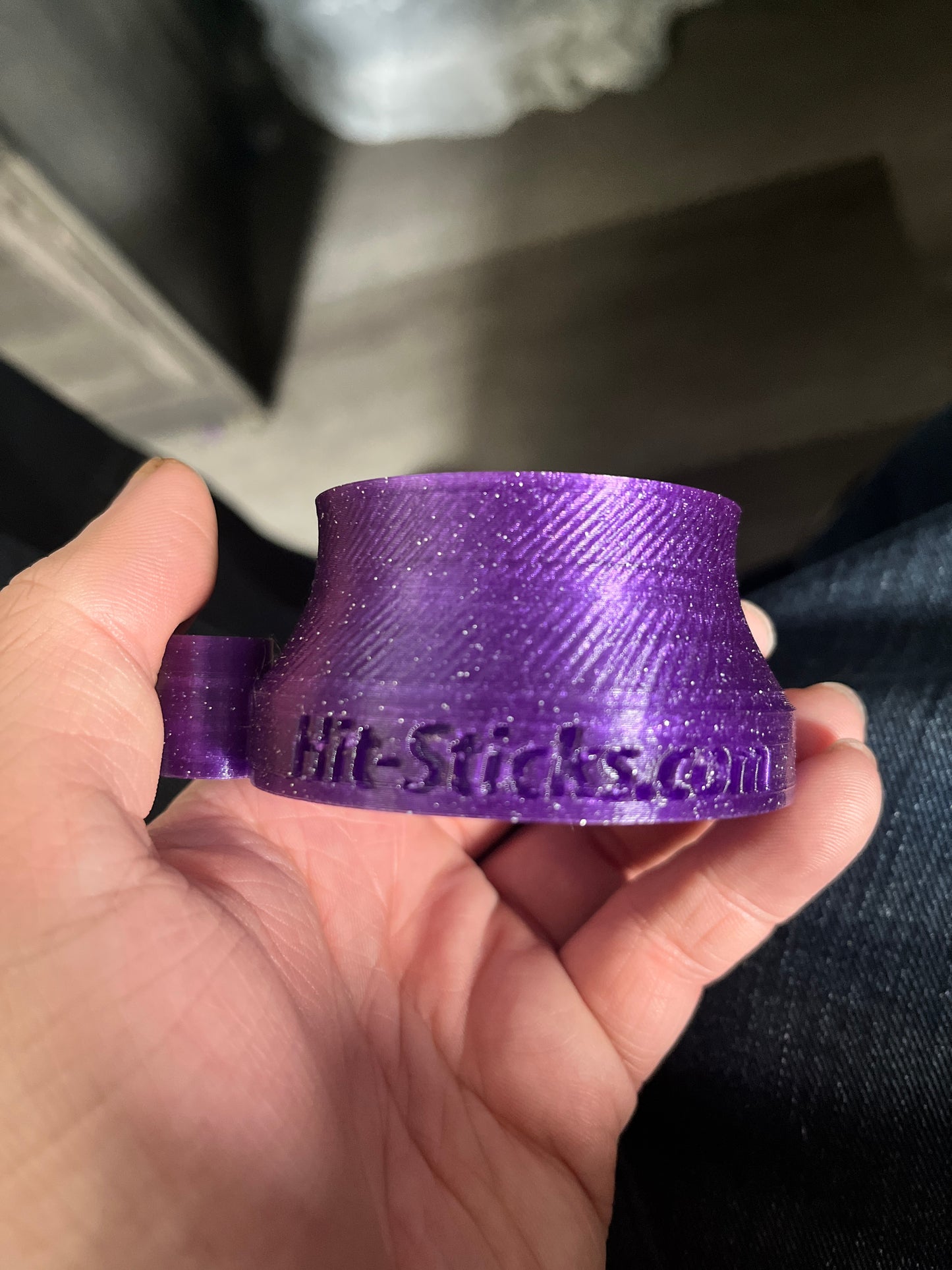 Custom Engraved 3D Printed Parts UV Glow PETG